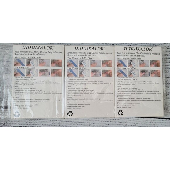 Glitter & Hearts Press On Nails - 3 sets - Picture 2 of 5